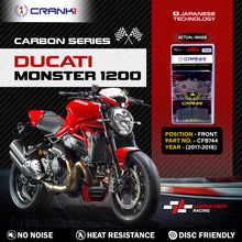 Load image into Gallery viewer, Carbon Brake Pads For Ducati Monster 1200 (2017-2018) - Front - CFB744 - 2 Sets - CRANK1