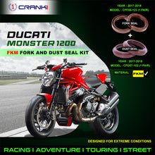 Load image into Gallery viewer, Fork And Dust Seals Kit For Ducati Monster 1200 (2017-2018) - CRANK1