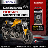 Carbon Brake Pads For Ducati Monster 821 (2018-2020) - Rear - CFB662 - 1 Set - CRANK1
