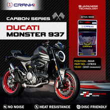 Load image into Gallery viewer, Carbon Brake Pads For Ducati Monster 937 (2021 Onwards) - Rear - CFB312 - 1 Set - CRANK1