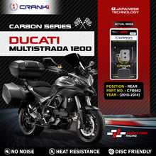 Load image into Gallery viewer, Carbon Brake Pads For Ducati Multistrada 1200 (2010-2014) - Rear - CFB662 - 1 Set - CRANK1