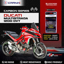 Load image into Gallery viewer, Carbon Brake Pads For Ducati Multistrada 1200 DVT (2015-2018) - Front - CFB744 - 2 Sets - CRANK1