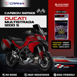 Carbon Brake Pads For Ducati Multistrada 1200 S (2015-2017) - Front - CFB744 - 2 Sets - CRANK1