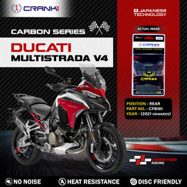 Carbon Brake Pads For Ducati Multistrada 1200 V4 (2021 Onwards) - Rear - CFB181 - 1 Set - CRANK1