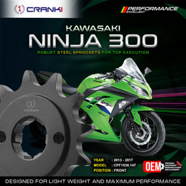 Sprocket For Kawasaki Ninja 300 (2014-2025) - Front - CPF1539.14T - CRANK1