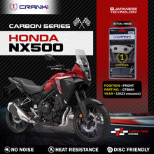 Load image into Gallery viewer, Carbon Brake Pads For Honda NX500 (2023 Onwards) - Front - CFB691 - 1 Set - CRANK1