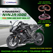 Load image into Gallery viewer, Fork And Dust Seals Kit For Kawasaki Ninja 1000 (2020 Onwards) - CRANK1