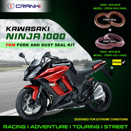 Fork And Dust Seals Kit For Kawasaki Ninja 1000 (2015-2019) - CRANK1