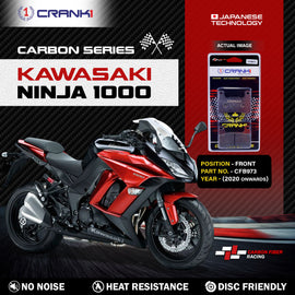 Carbon Brake Pads For Kawasaki Ninja 1000 (2020 Onwards) - Front - CFB973 - 2 Sets - CRANK1