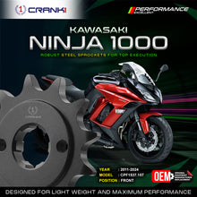 Load image into Gallery viewer, Sprocket For Kawasaki Ninja 1000 (2011-2024) - Front - CPF1537.15T - CRANK1