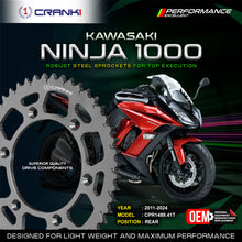 Load image into Gallery viewer, Sprocket For Kawasaki Ninja 1000 (2011-2024) - Rear - CPR1489.41T - CRANK1