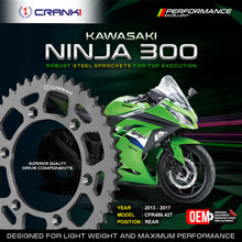 Load image into Gallery viewer, Sprocket For Kawasaki Ninja 300 (2014-2025) - Rear - CPR486.42T - CRANK1