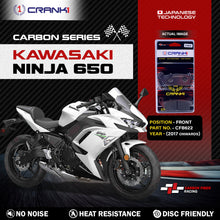 Load image into Gallery viewer, Carbon Brake Pads For Kawasaki Ninja 650 (2017 Onwards) - Front - CFB622 - 2 Sets - CRANK1