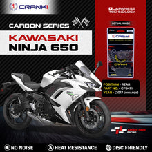 Load image into Gallery viewer, Carbon Brake Pads For Kawasaki Ninja 650 (2017 Onwards) - Rear - CFB471 - 1 Set - CRANK1