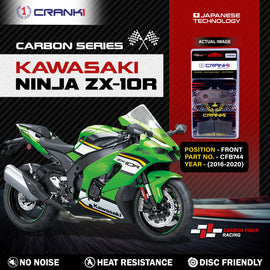 Carbon Brake Pads For Kawasaki Ninja ZX-10R (2016-2020) - Front - CFB744 - 2 Sets - CRANK1