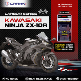 Carbon Brake Pads For Kawasaki Ninja ZX-10R (2011-2015) - Front - CFB973 - 2 Sets - CRANK1