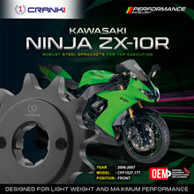 Load image into Gallery viewer, Sprocket For Kawasaki Ninja ZX-10R (2006-2007) - Front - CPF1537.17T - CRANK1