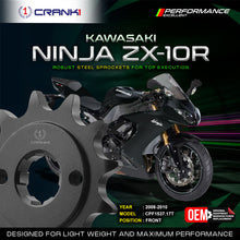 Load image into Gallery viewer, Sprocket For Kawasaki Ninja ZX-10R (2008-2010) - Front - CPF1537.17T - CRANK1