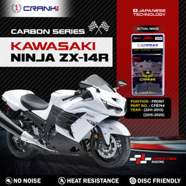 Carbon Brake Pads For Kawasaki Ninja ZX-14R (2011-2013) (2015-2020) - Front - CFB744 - 2 Sets - CRANK1