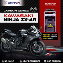 Load image into Gallery viewer, Carbon Brake Pads For Kawasaki Ninja ZX-4R (2024) - Front - CFB973 - 2 Sets - CRANK1