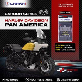 Carbon Brake Pads For Harley Davidson Pan America (2021 Onwards) - Front - CFB036 - 2 Sets - CRANK1