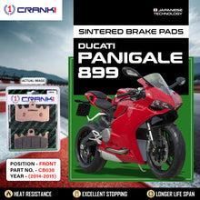 Load image into Gallery viewer, Sintered Brake Pads For Ducati Panigale 899 (2014-2015) - Front - CB036 - 2 Sets - CRANK1