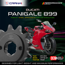 Load image into Gallery viewer, Sprocket For Ducati Panigale 899 (2014-2015) - Front - CPF748.15T - CRANK1