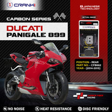 Load image into Gallery viewer, Carbon Brake Pads For Ducati Panigale 899 (2014-2015) - Rear - CFB662 - 1 Set - CRANK1