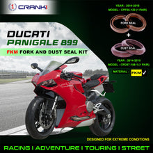 Load image into Gallery viewer, Fork And Dust Seals Kit For Ducati Panigale 899 (2014-2015) - CRANK1