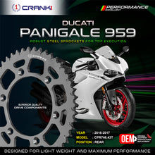 Load image into Gallery viewer, Sprocket For Ducati Panigale 959 (2016-2017) - Rear - CPR746.43T - CRANK1