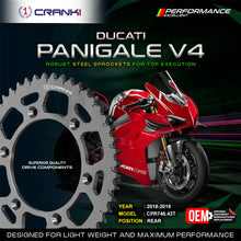 Load image into Gallery viewer, Sprocket For Ducati Panigale V4 (2018-2019) - Rear - CPR746.43T - CRANK1