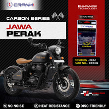 Load image into Gallery viewer, Carbon Brake Pads For Jawa Perak - Rear - CFB312 - 1 Set - CRANK1