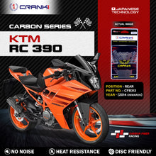 Load image into Gallery viewer, Carbon Brake Pads For KTM RC 390 (2014 Onwards) - Rear - CFB312 - 1 Set - CRANK1