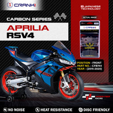 Load image into Gallery viewer, Carbon Brake Pads For Aprilia RSV4 (2015-2020) - Front - CFB744 - 2 Sets - CRANK1