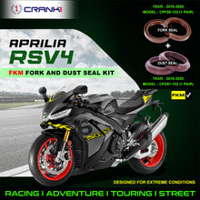 Load image into Gallery viewer, Fork And Dust Seals Kit For Aprilia RSV4 (2015-2020) - CRANK1
