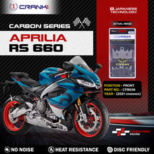 Load image into Gallery viewer, Carbon Brake Pads For Aprilia RS 660 (2021 Onwards) - Front - CFB036 - 2 Sets - CRANK1
