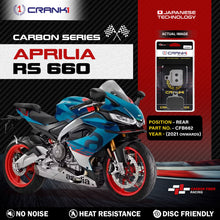 Load image into Gallery viewer, Carbon Brake Pads For Aprilia RS 660 (2021 Onwards) - Rear - CFB662 - 1 Set - CRANK1