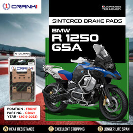 Sintered Brake Pads For BMW R 1250 GSA (2019-2023) - Front - CB427 - 2 Sets Required - CRANK1