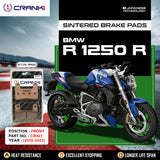 Sintered Brake Pads For BMW R 1250 R (2019-2023) - Front - CB427 - 2 Sets Required - CRANK1