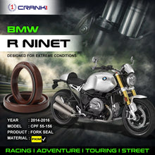 Load image into Gallery viewer, Fork Oil Seals Pair For BMW R nineT (2014-2016) - CPF55-156 - CRANK1