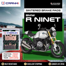 Load image into Gallery viewer, Sintered Brake Pads For BMW R nineT (2014-2016) - Front - CB036 - 2 Sets - CRANK1