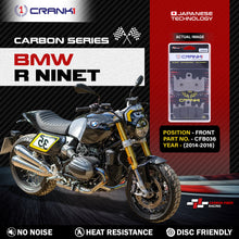 Load image into Gallery viewer, Carbon Brake Pads For BMW R nineT (2014-2016) - Front - CFB036 - 2 Sets - CRANK1