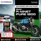 Sintered Brake Pads For BMW R nineT Pure 1200 (2017-2023) - Front - CB706 - 2 Sets - CRANK1