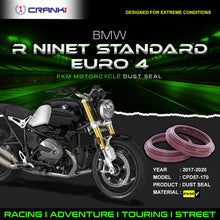 Load image into Gallery viewer, Fork Dust Seals Pair For BMW R nineT Standard Euro 4 (2017-2020) - CPD57-170 - CRANK1
