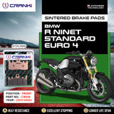 Sintered Brake Pads For BMW R nineT Standard  Euro 4 (2017-2020) - Front - CB036 - 2 Sets - CRANK1