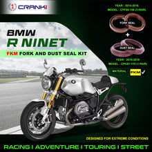 Load image into Gallery viewer, Fork And Dust Seals Kit For BMW R nineT (2014-2016) - CRANK1