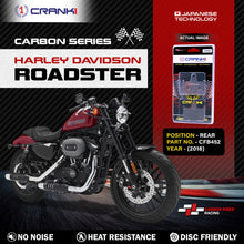 Load image into Gallery viewer, Carbon Brake Pads For Harley Davidson Roadster (2018) - Rear - CFB452 - 1 Set - CRANK1