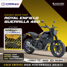 Load image into Gallery viewer, Ceramic Brake Pad For Royal Enfield Guerrilla 450 (2024 Onwards) - Front - CRM859 - 1 Set - CRANK1