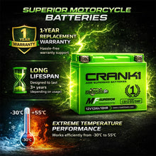 Load image into Gallery viewer, Battery For BMW S 1000 R HP4 (2013 Onwards) - CB10S - Factory Activated - CRANK1