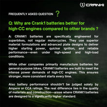 Load image into Gallery viewer, Battery For BMW S 1000 R HP4 (2013 Onwards) - CB10S - Factory Activated - CRANK1